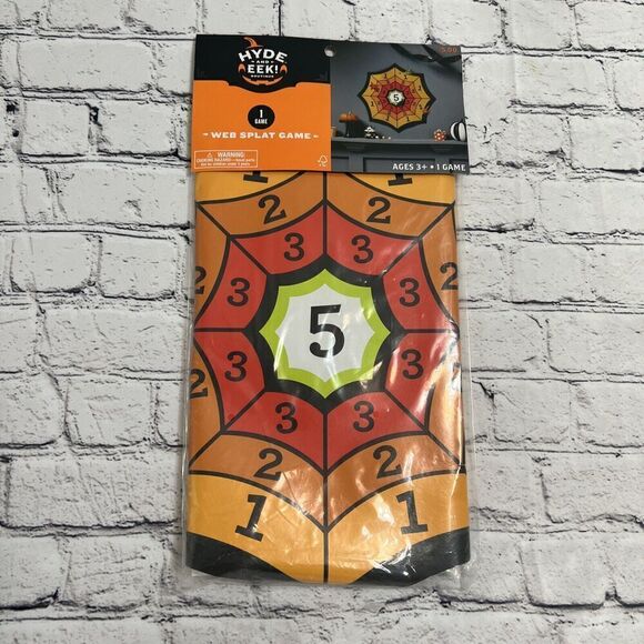 HYDE‎ AND EEK! Web Splat Game Fun Halloween Wall Hanging Game Ages 3+ New - Picture 1 of 5